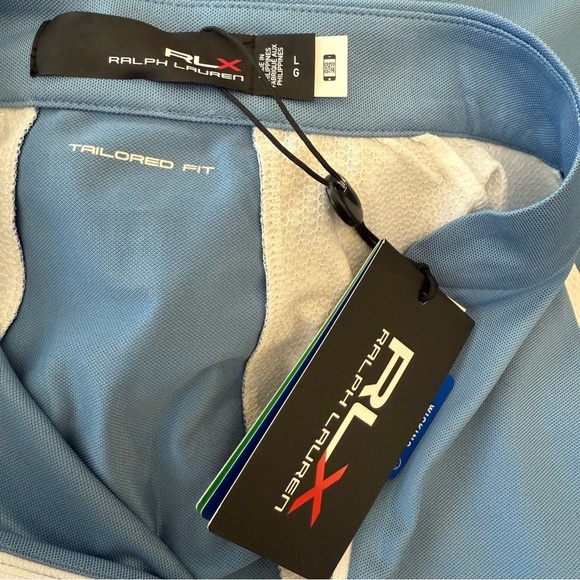 RLX Golf Performance Pique Sleeveless 1/4 Zip Polo NWT - Picture 3 of 3